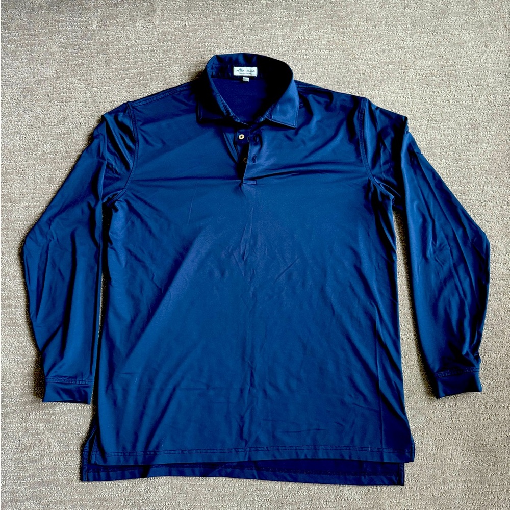 Peter Millar long sleeve golf polo - Large
